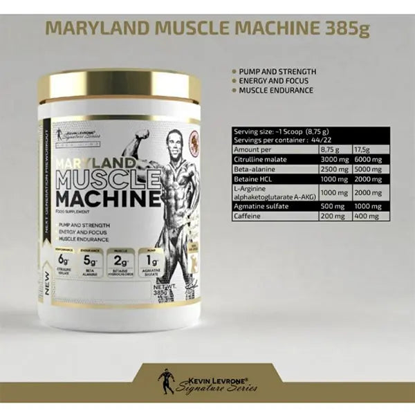 GOLD MARYLAND MUSCLE MACHINE| BY KEVIN LEVRONE