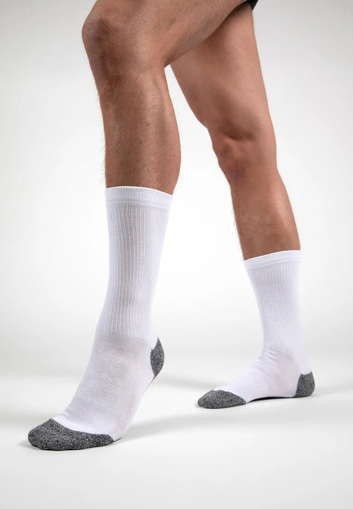 Performance Crew Socks - White