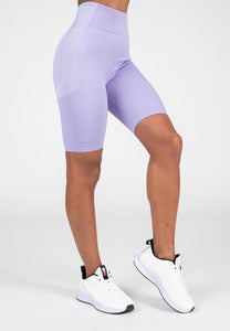 Selah Seamless Cycling Shorts - Lilac| Gorilla Wear