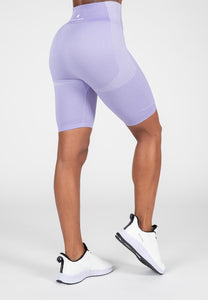 Selah Seamless Cycling Shorts - Lilac| Gorilla Wear