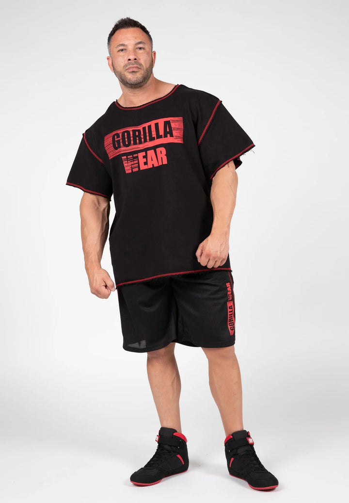 Wallace Mesh Shorts - Black/Red