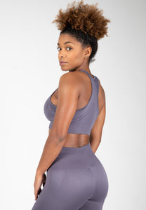 Yava Seamless Sports Bra - Gray| Gorilla Wear