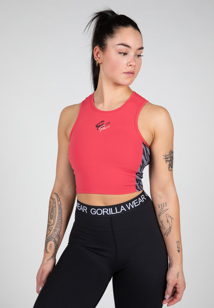 Zion Crop Top - Red| Gorilla Wear