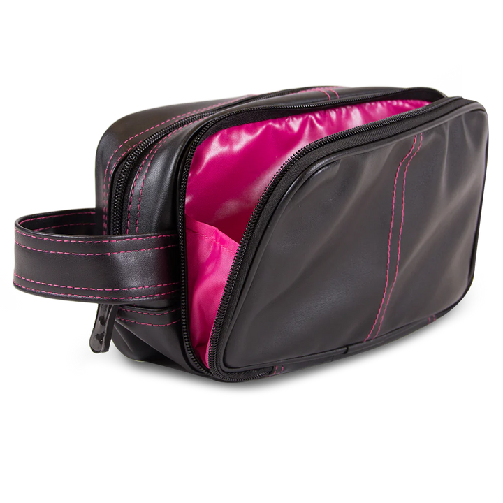 Toiletry Bag - Black/pink