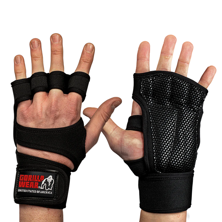 Yuma Weight Lifting Workout Gloves - Black