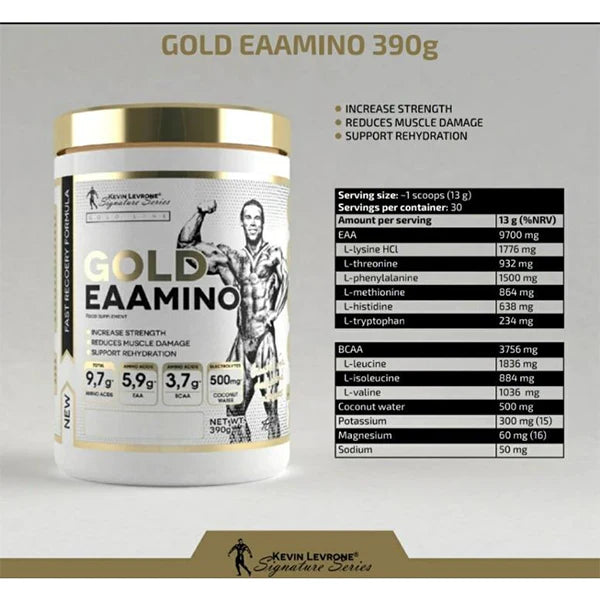 GOLD EAA AMINO| BY KEVIN LEVRONE