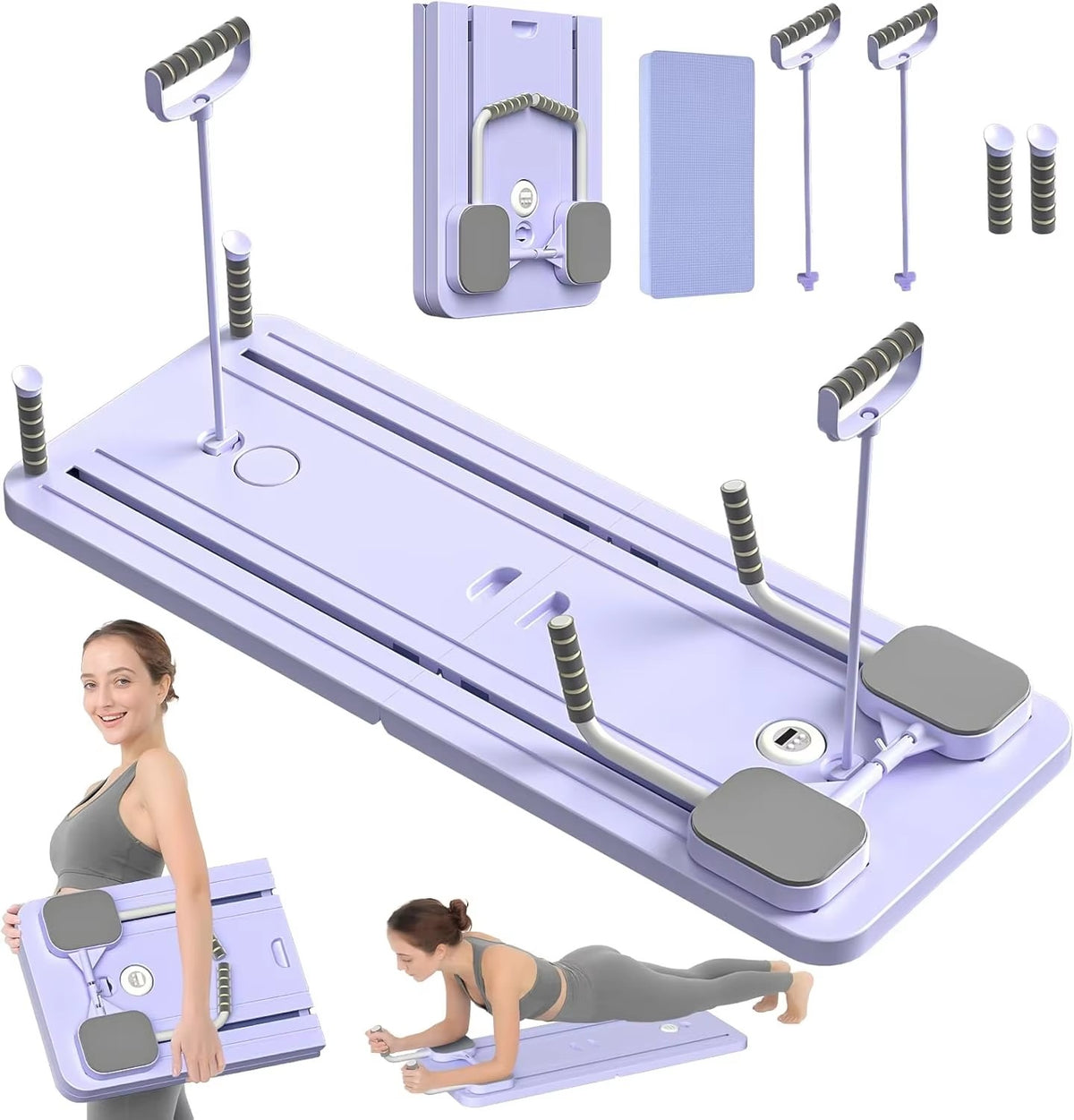 Pilates Machine Collapsable 5‑in‑1 Foldable Pilates Machine – Mega Sport Shop