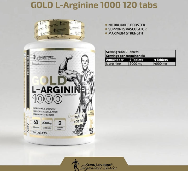 GOLD L-ARGININE 1000| BY KEVIN LEVRONE (Copy)