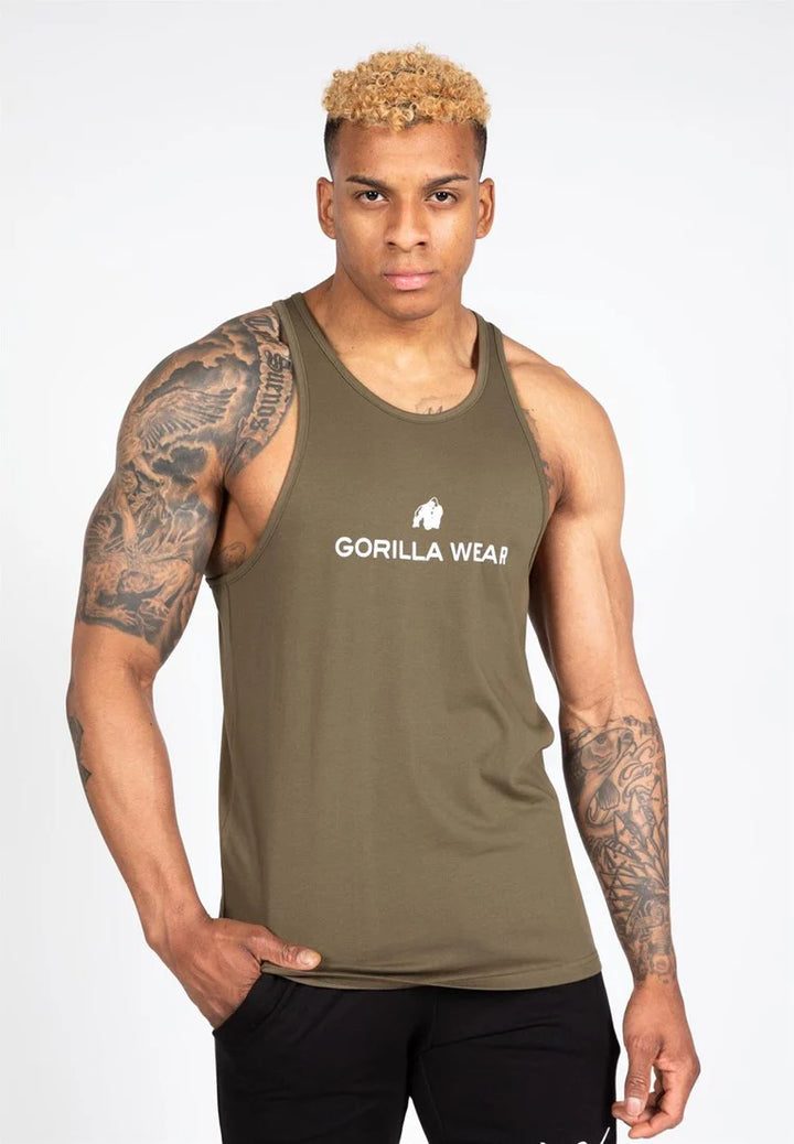 Carter Stretch Tank Top - Army Green