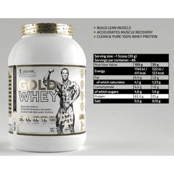 GOLD WHEY| BY KEVIN LEVRONE