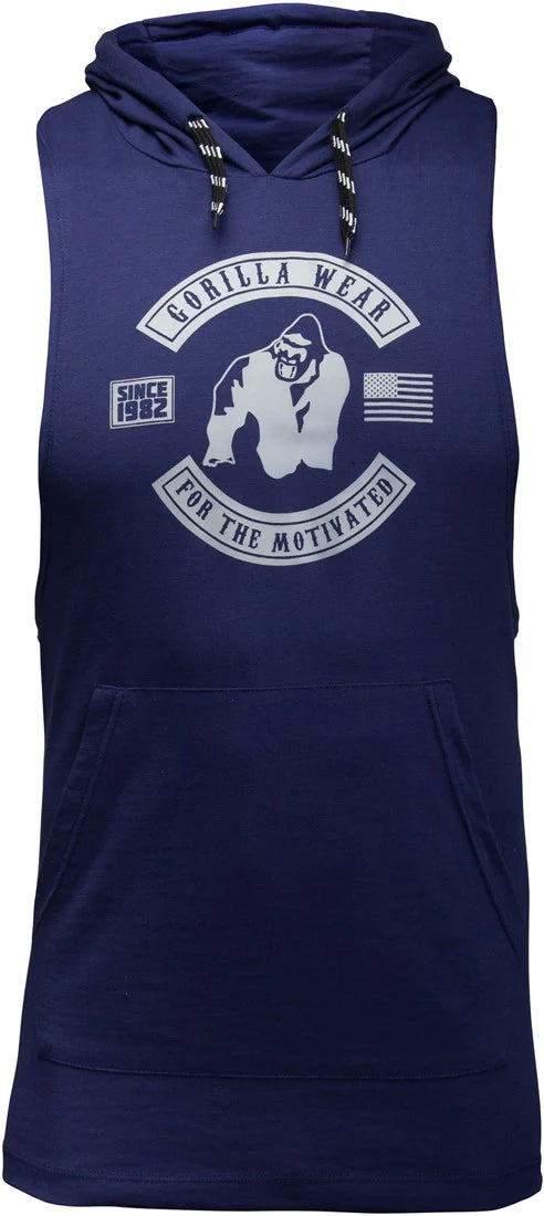 Lawrence Hooded Tank Top - Navy