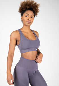 Yava Seamless Sports Bra - Gray| Gorilla Wear